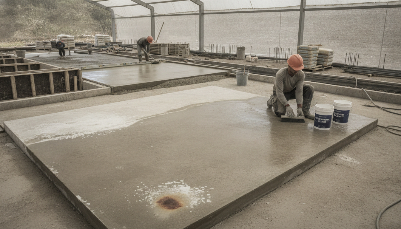 Comment résoudre les problèmes de coloration du béton ?