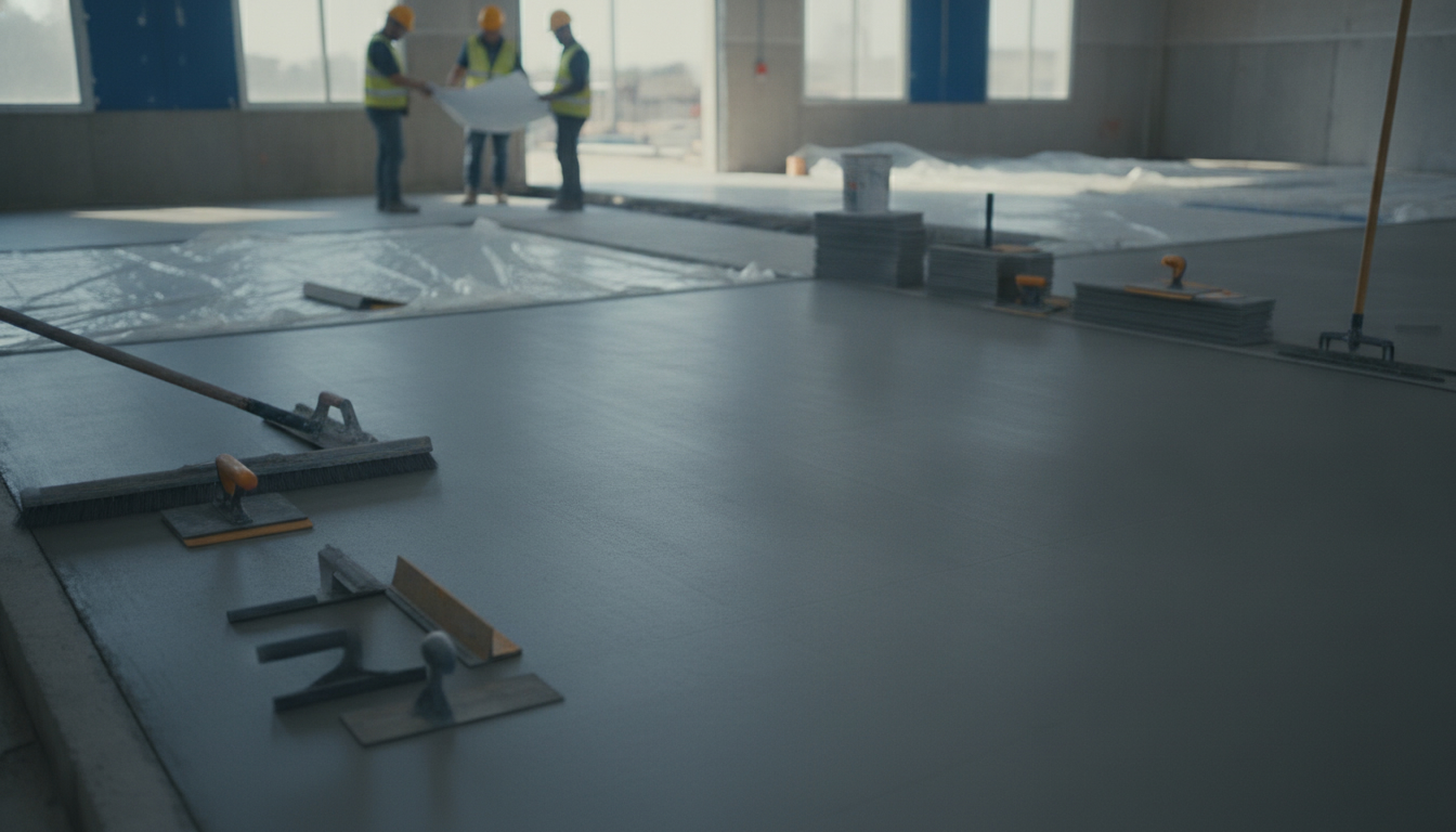 Finition du béton - conseils pour les dalles